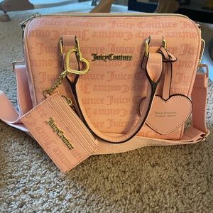 Juicy couture bag with card case